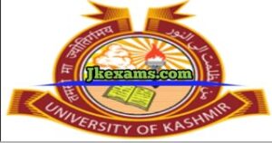 Kashmir University Admission Notification