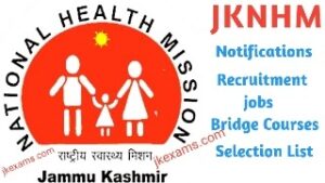 JKNHM Latest Notifications Recruitment