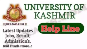 Who is Eligible for PG Entrance at Kashmir University