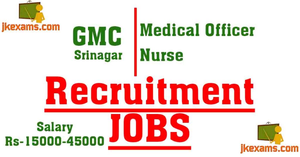 GMC-Srinagar-Jobs