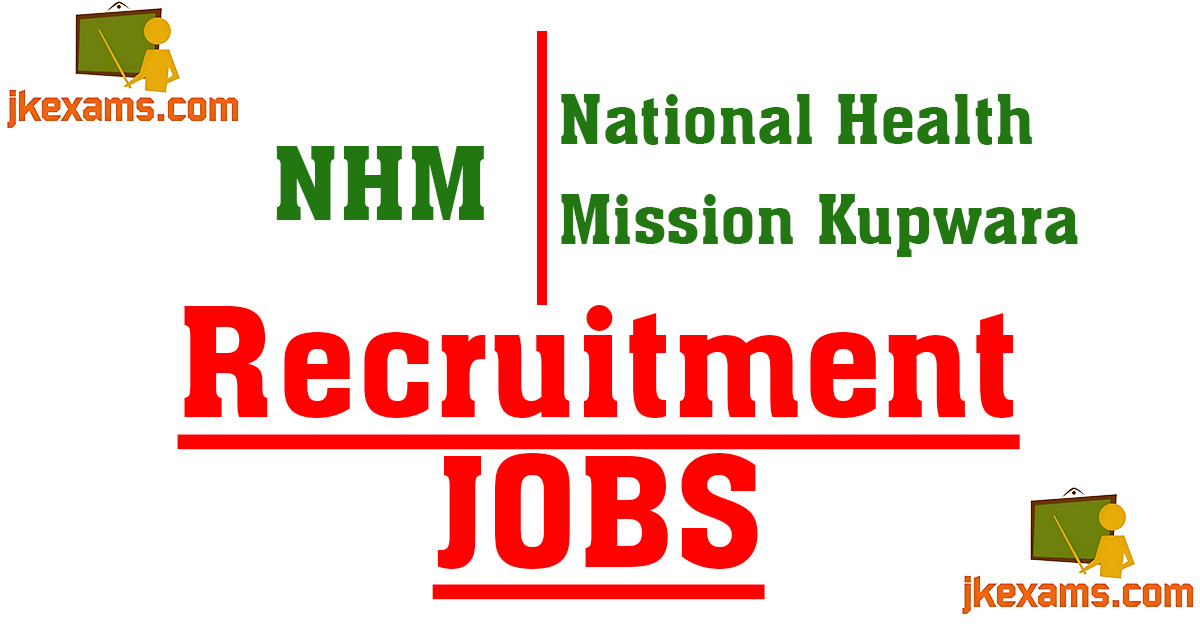 NHM Kupwara Recruitment 2024